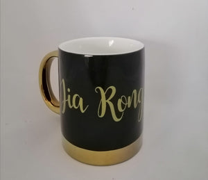 Gold Handle Mug